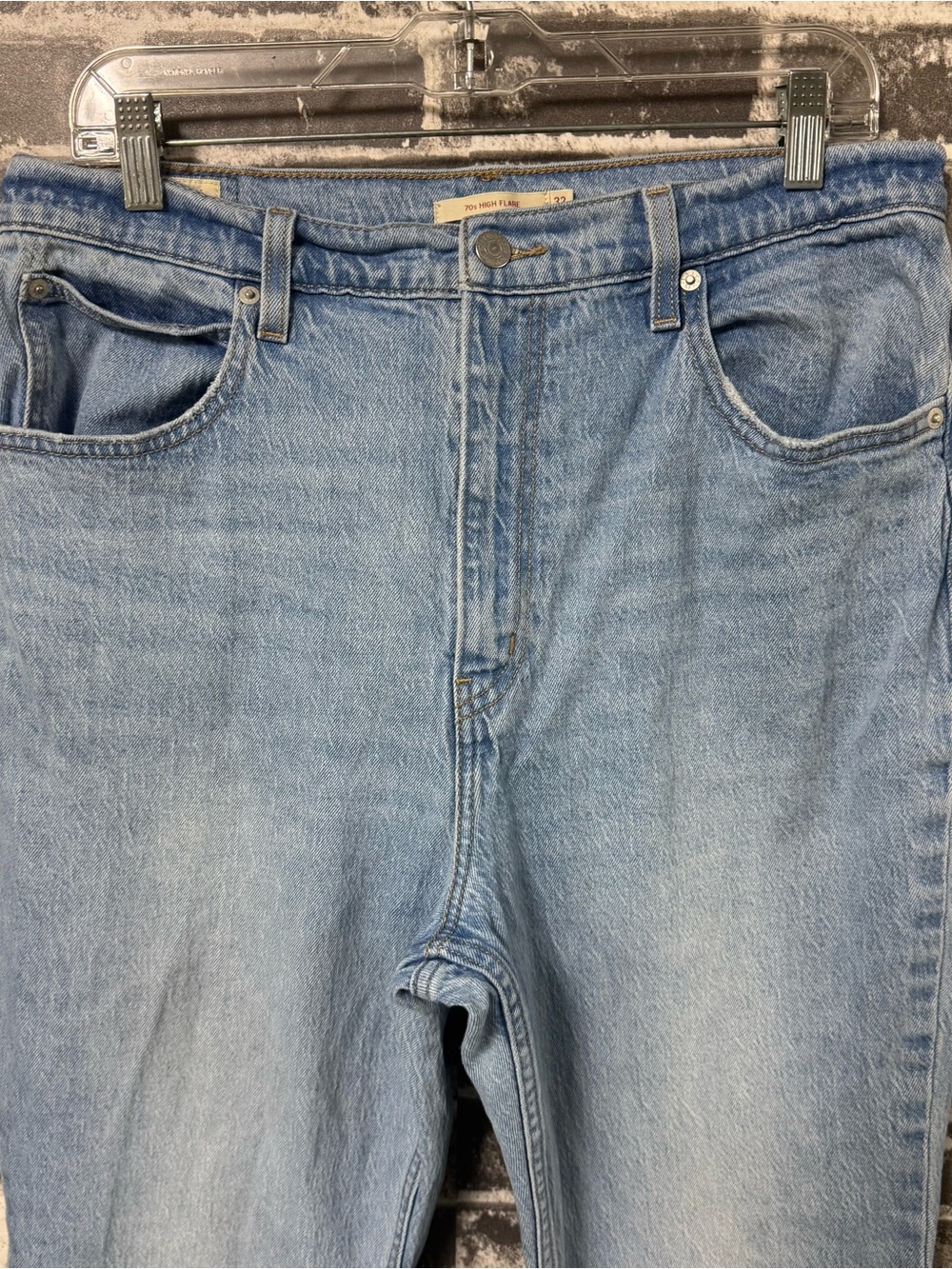 Levi’s 70s high flare jeans medium light wash - Picture 2 of 10